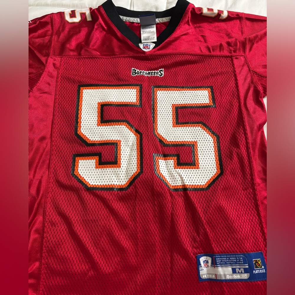 Reebok Buccaneers Red Jersey